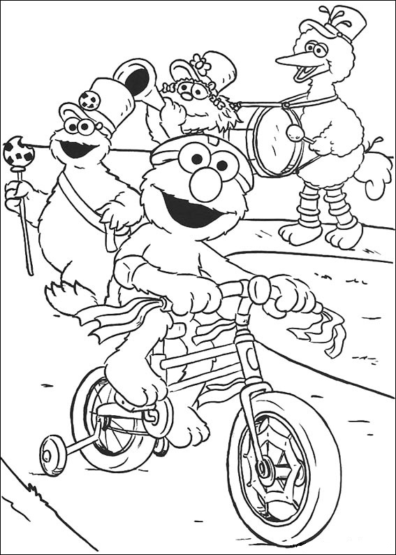 Coloring page: Sesame street (Cartoons) #32159 - Free Printable Coloring Pages