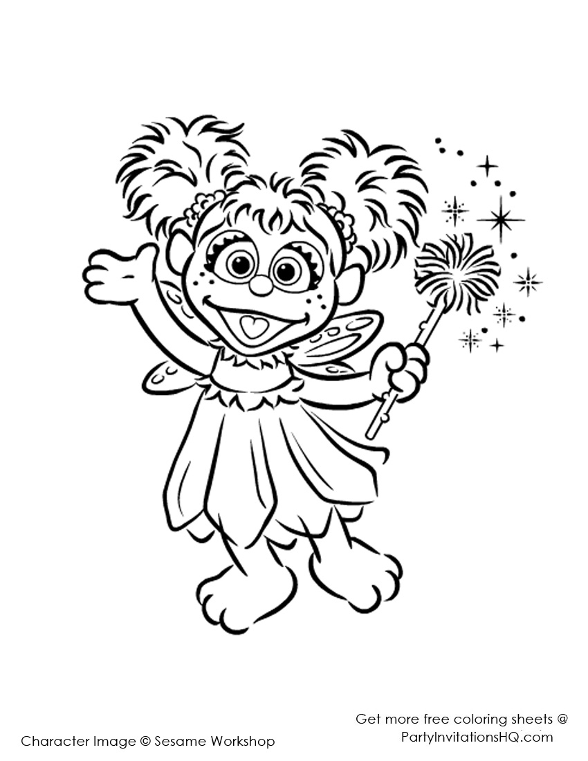 Coloring page: Sesame street (Cartoons) #32160 - Free Printable Coloring Pages