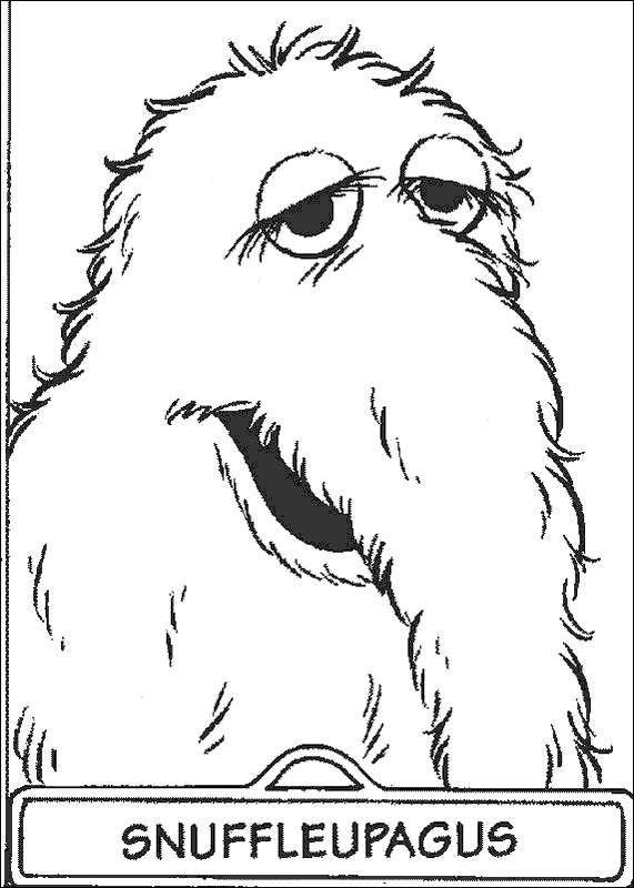 Coloring page: Sesame street (Cartoons) #32178 - Free Printable Coloring Pages