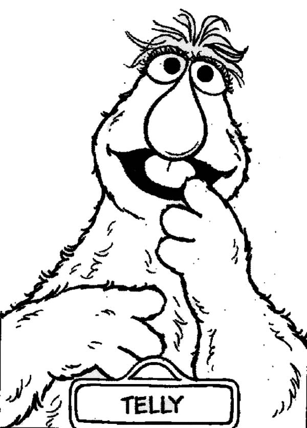 Coloring page: Sesame street (Cartoons) #32210 - Free Printable Coloring Pages