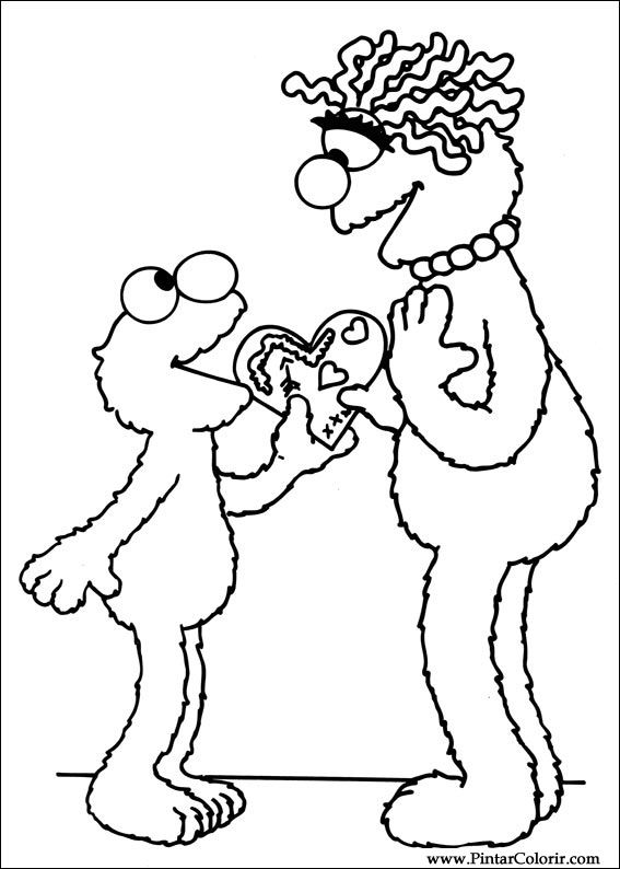 Coloring page: Sesame street (Cartoons) #32221 - Free Printable Coloring Pages