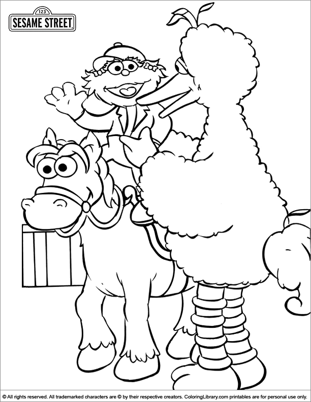 Coloring page: Sesame street (Cartoons) #32223 - Free Printable Coloring Pages