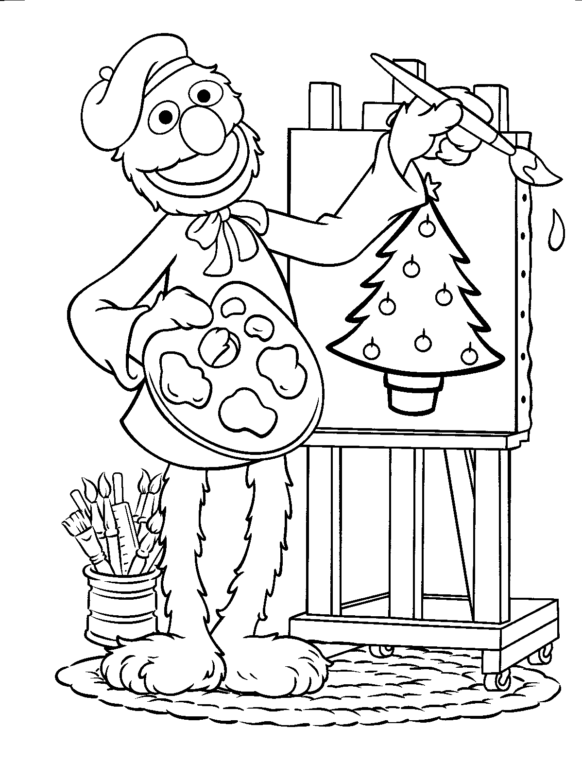 Coloring page: Sesame street (Cartoons) #32227 - Free Printable Coloring Pages