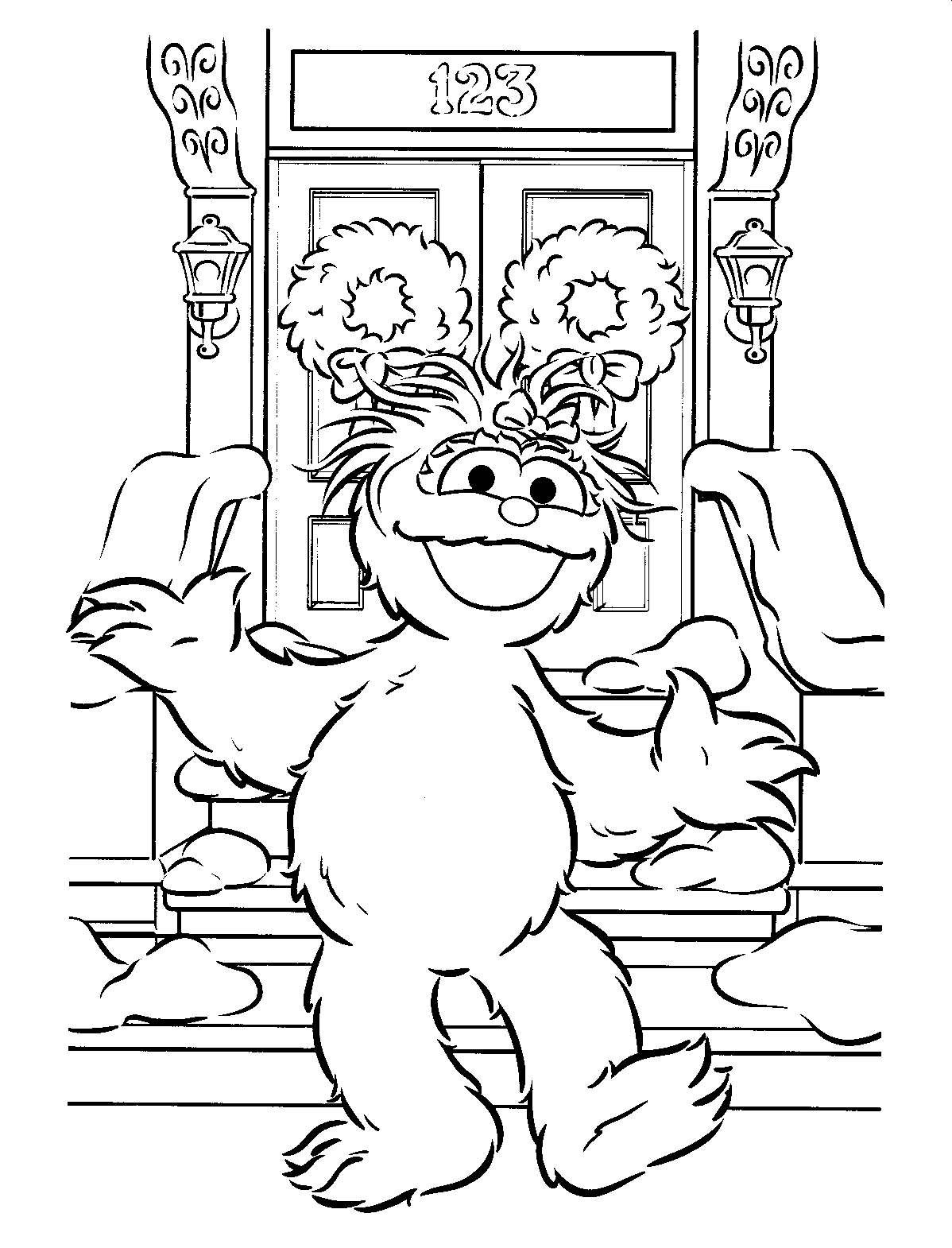 Coloring page: Sesame street (Cartoons) #32231 - Free Printable Coloring Pages