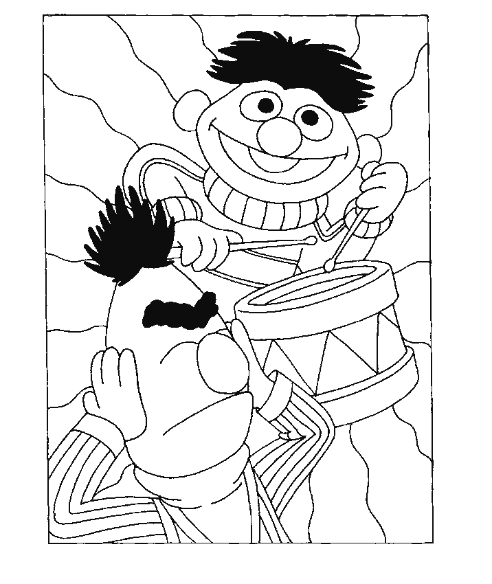 Coloring page: Sesame street (Cartoons) #32242 - Free Printable Coloring Pages