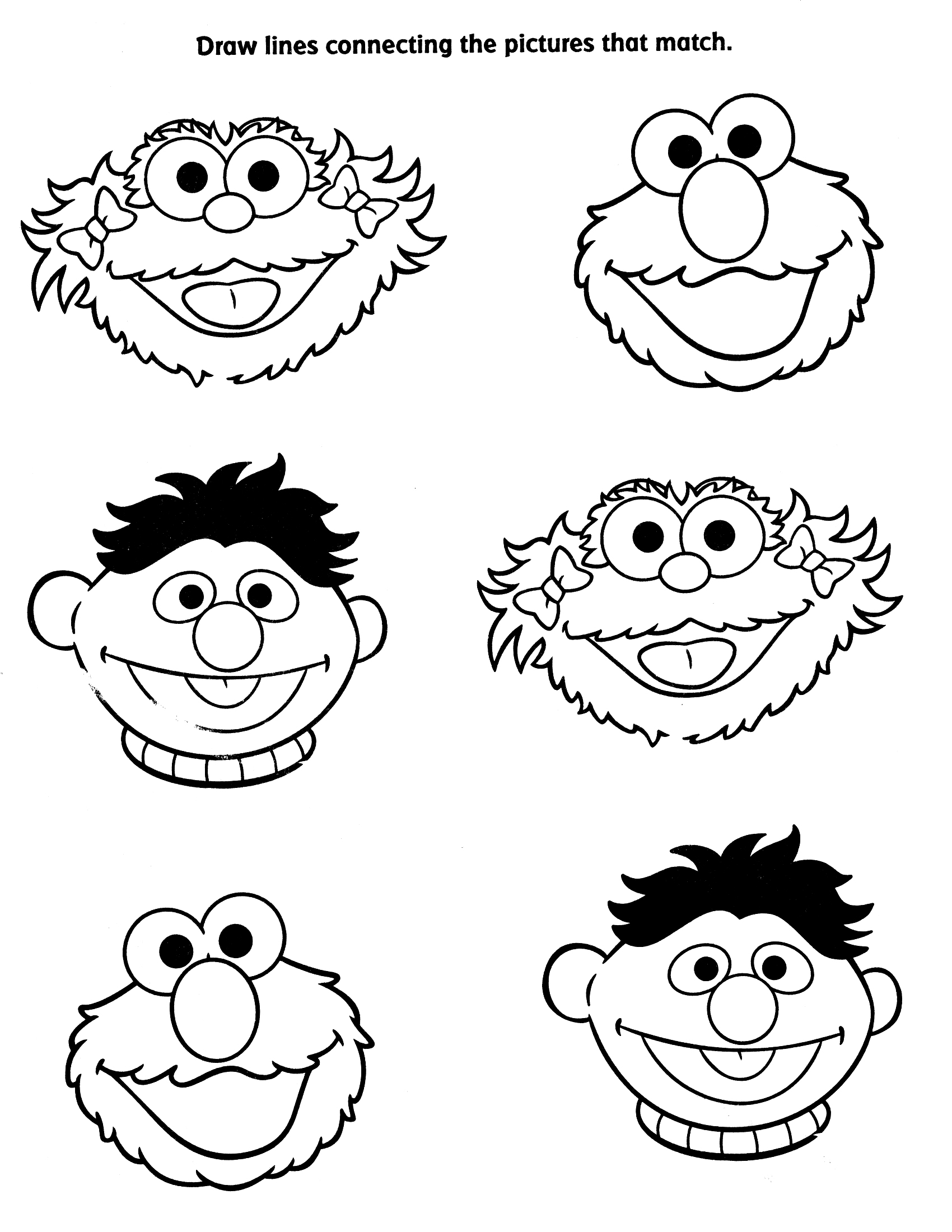 drawing sesame street 32245 cartoons printable coloring pages