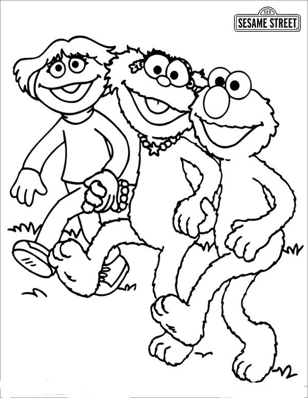 Coloring page: Sesame street (Cartoons) #32250 - Free Printable Coloring Pages