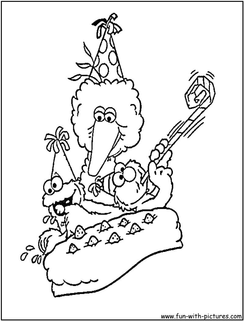 Coloring page: Sesame street (Cartoons) #32261 - Free Printable Coloring Pages