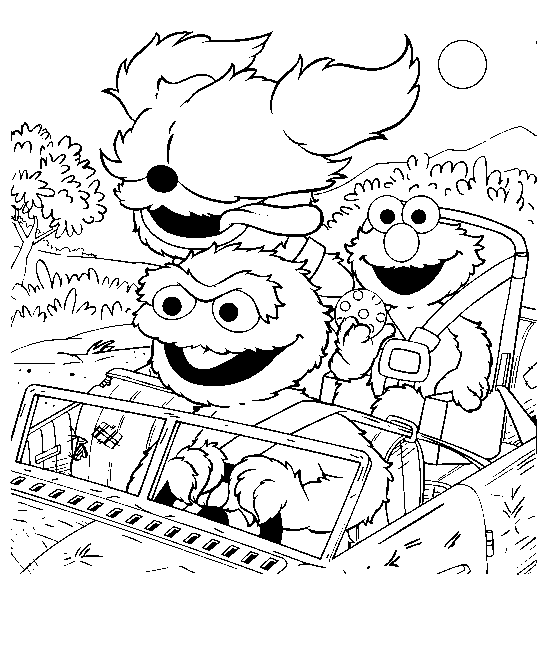 Coloring page: Sesame street (Cartoons) #32267 - Free Printable Coloring Pages