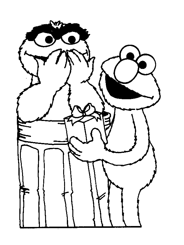 Coloring page: Sesame street (Cartoons) #32283 - Free Printable Coloring Pages
