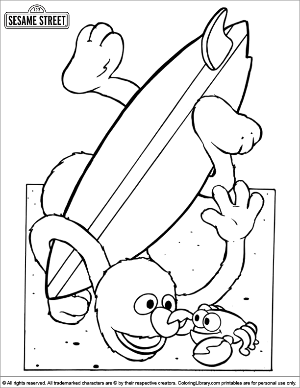 Coloring page: Sesame street (Cartoons) #32305 - Free Printable Coloring Pages