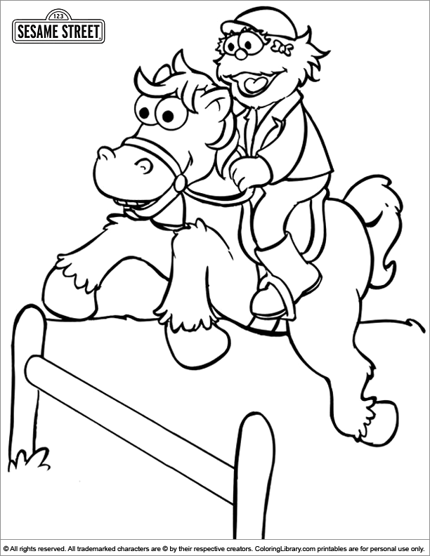 Coloring page: Sesame street (Cartoons) #32314 - Free Printable Coloring Pages