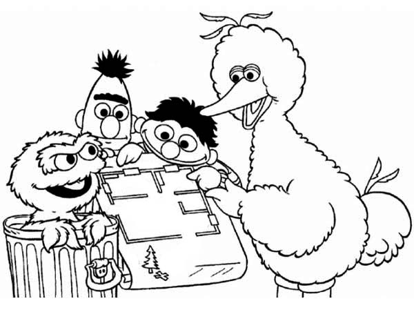 Coloring page: Sesame street (Cartoons) #32327 - Free Printable Coloring Pages
