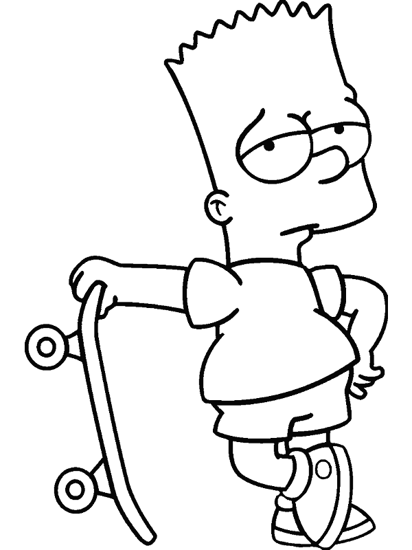 Coloring page: Simpsons (Cartoons) #23777 - Free Printable Coloring Pages