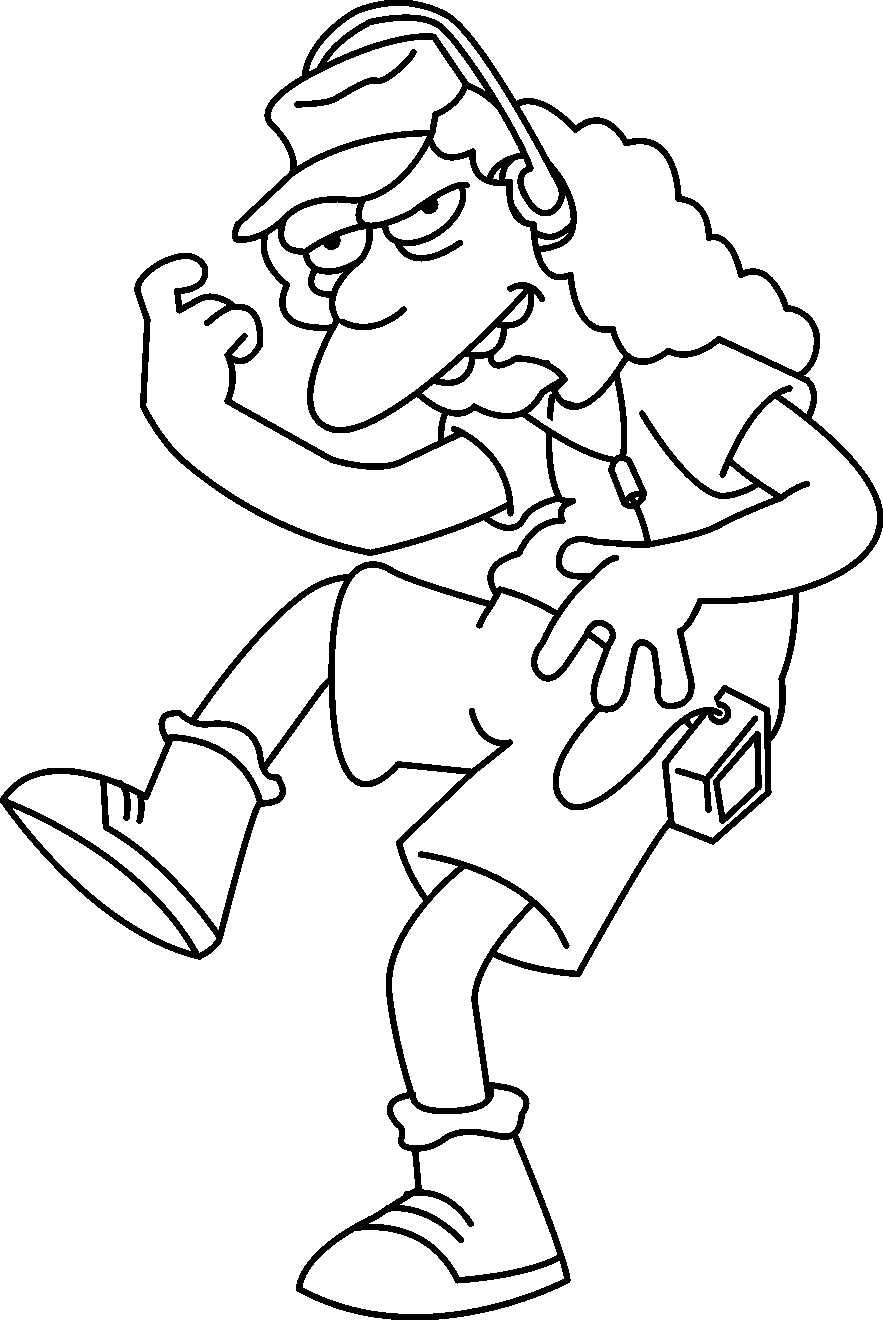 Coloring page: Simpsons (Cartoons) #23786 - Free Printable Coloring Pages