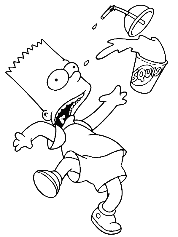 Coloring page: Simpsons (Cartoons) #23787 - Free Printable Coloring Pages
