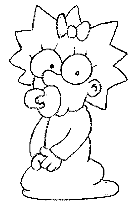 Coloring page: Simpsons (Cartoons) #23796 - Free Printable Coloring Pages