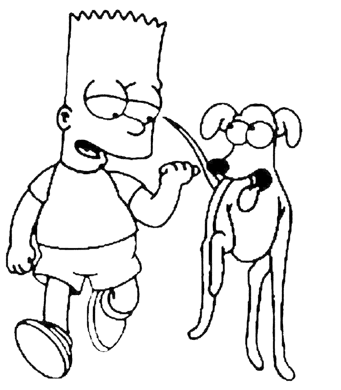 Coloring page: Simpsons (Cartoons) #23797 - Free Printable Coloring Pages