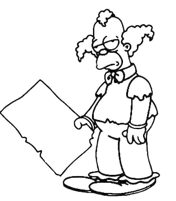 Coloring page: Simpsons (Cartoons) #23798 - Free Printable Coloring Pages
