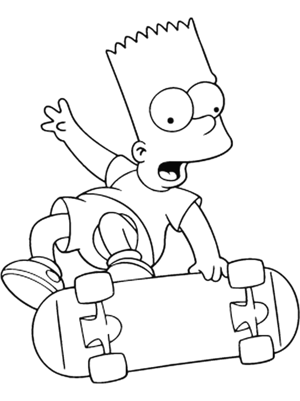 Coloring page: Simpsons (Cartoons) #23804 - Free Printable Coloring Pages