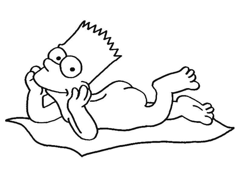 Coloring page: Simpsons (Cartoons) #23808 - Free Printable Coloring Pages