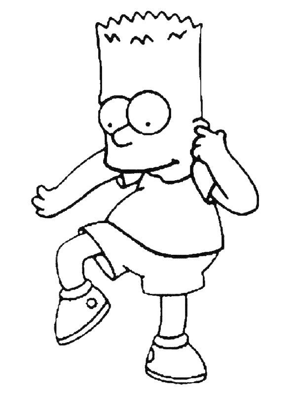 Coloring page: Simpsons (Cartoons) #23809 - Free Printable Coloring Pages