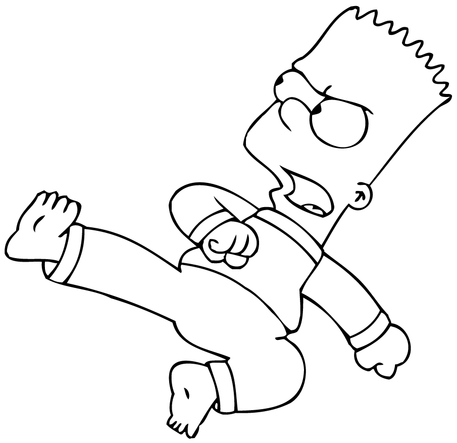 Coloring page: Simpsons (Cartoons) #23816 - Free Printable Coloring Pages