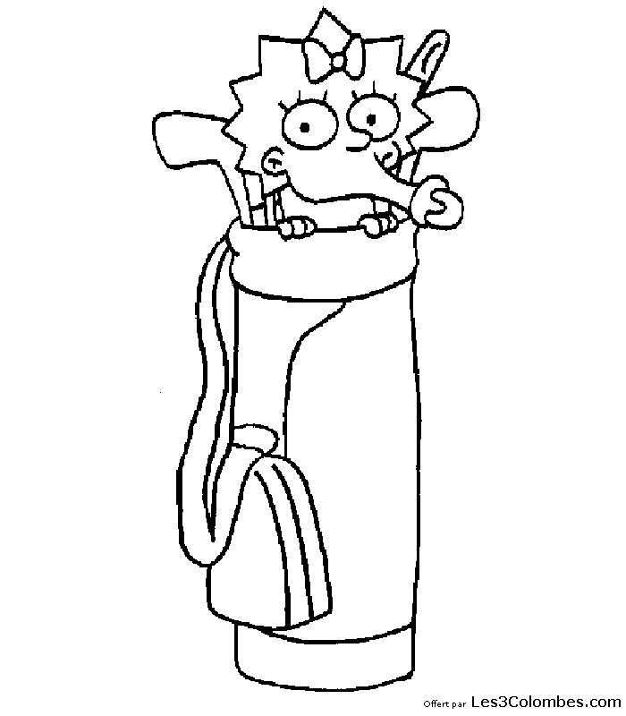 Coloring page: Simpsons (Cartoons) #23839 - Free Printable Coloring Pages