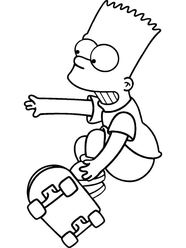 Coloring page: Simpsons (Cartoons) #23846 - Free Printable Coloring Pages