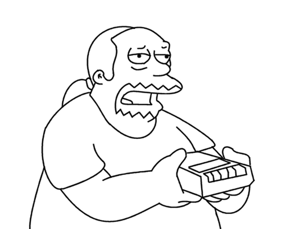 Coloring page: Simpsons (Cartoons) #23850 - Free Printable Coloring Pages