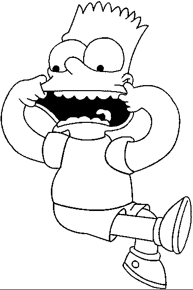 Coloring page: Simpsons (Cartoons) #23852 - Free Printable Coloring Pages