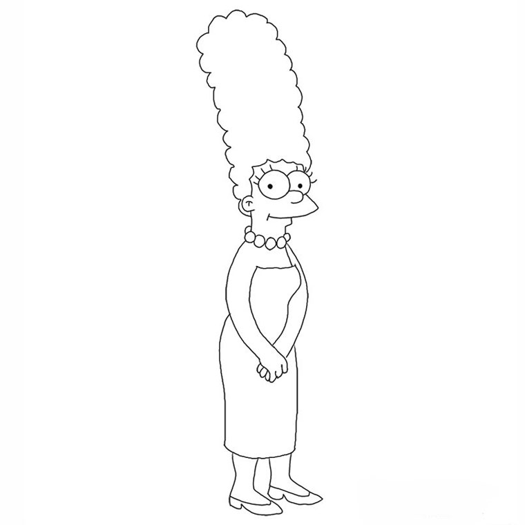 Coloring page: Simpsons (Cartoons) #23859 - Free Printable Coloring Pages