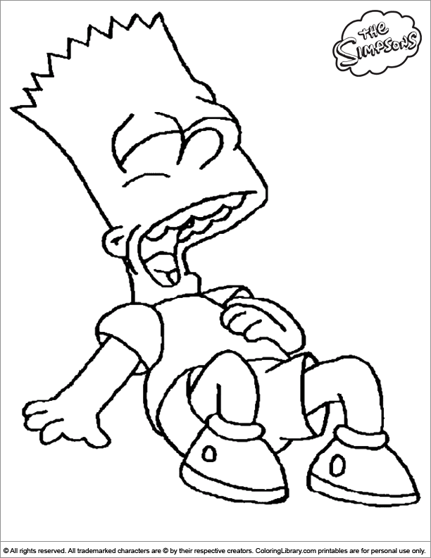 Bart Simpson Skateboarding Coloring Page Free Printab vrogue.co