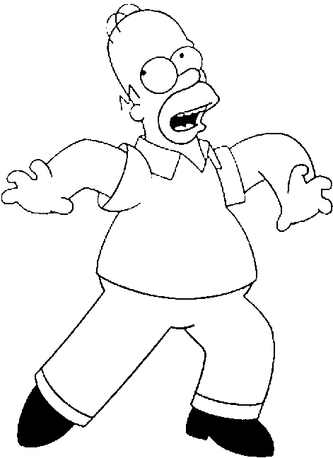 Coloring page: Simpsons (Cartoons) #23862 - Free Printable Coloring Pages