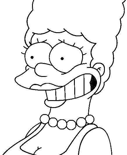 Coloring page: Simpsons (Cartoons) #23867 - Free Printable Coloring Pages