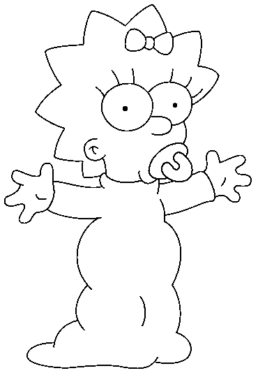 Coloring page: Simpsons (Cartoons) #23868 - Free Printable Coloring Pages