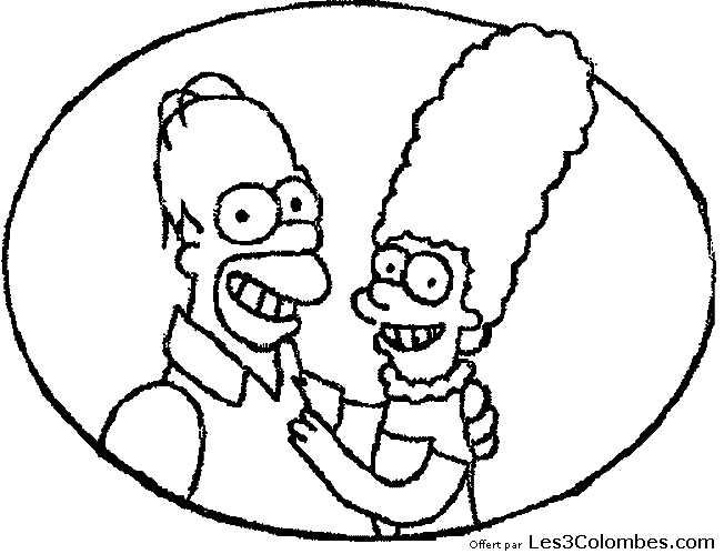 Coloring page: Simpsons (Cartoons) #23870 - Free Printable Coloring Pages