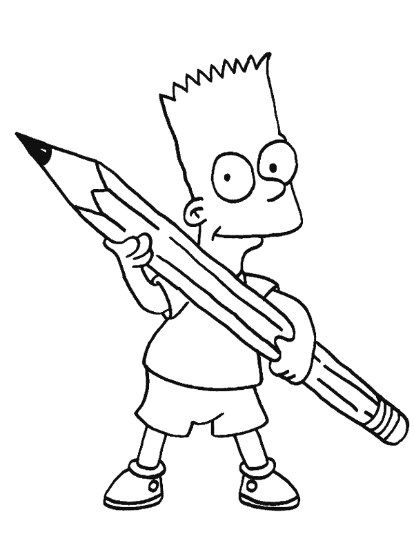 Coloring page: Simpsons (Cartoons) #23875 - Free Printable Coloring Pages