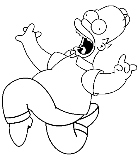 Coloring page: Simpsons (Cartoons) #23878 - Free Printable Coloring Pages