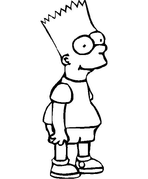 Coloring page: Simpsons (Cartoons) #23889 - Free Printable Coloring Pages