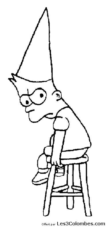 Coloring page: Simpsons (Cartoons) #23901 - Free Printable Coloring Pages