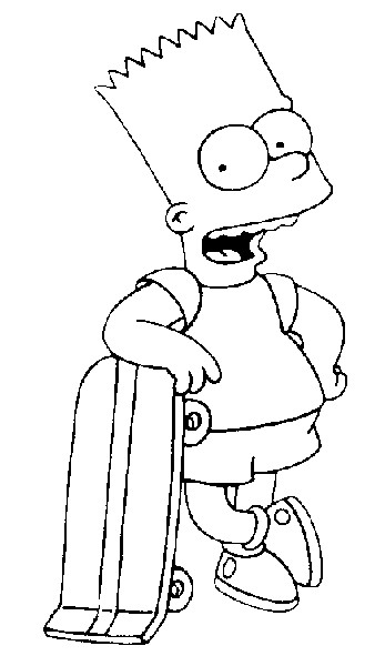 Coloring page: Simpsons (Cartoons) #23905 - Free Printable Coloring Pages