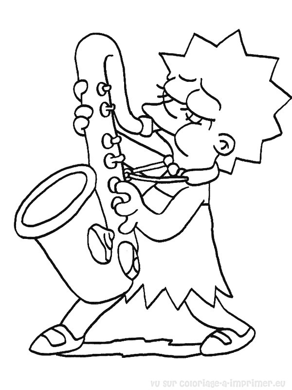 Coloring page: Simpsons (Cartoons) #23908 - Free Printable Coloring Pages