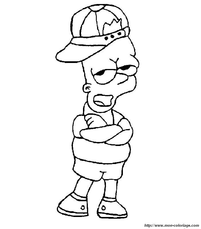 Coloring page: Simpsons (Cartoons) #23918 - Free Printable Coloring Pages