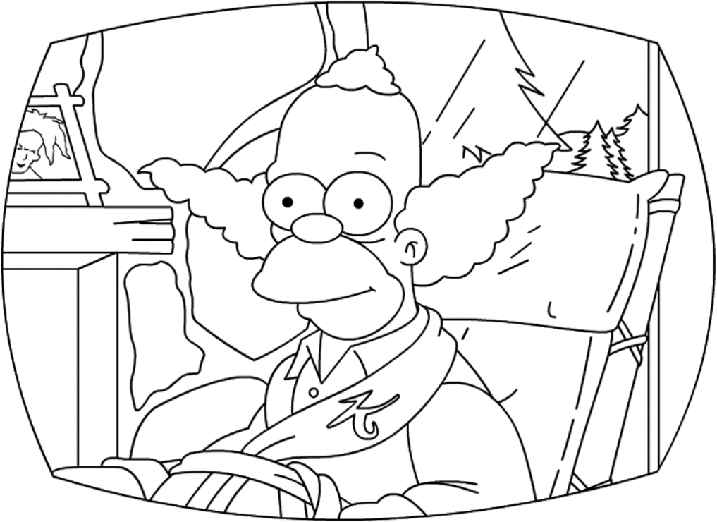 Coloring page: Simpsons (Cartoons) #23921 - Free Printable Coloring Pages