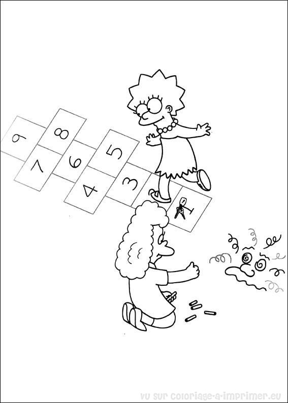 Coloring page: Simpsons (Cartoons) #23937 - Free Printable Coloring Pages