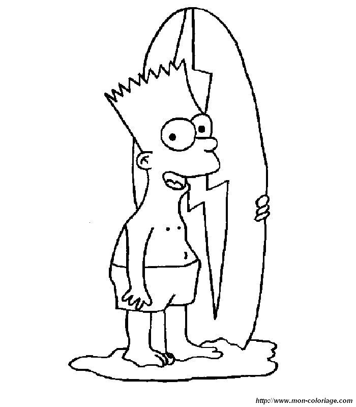 Coloring page: Simpsons (Cartoons) #23945 - Free Printable Coloring Pages