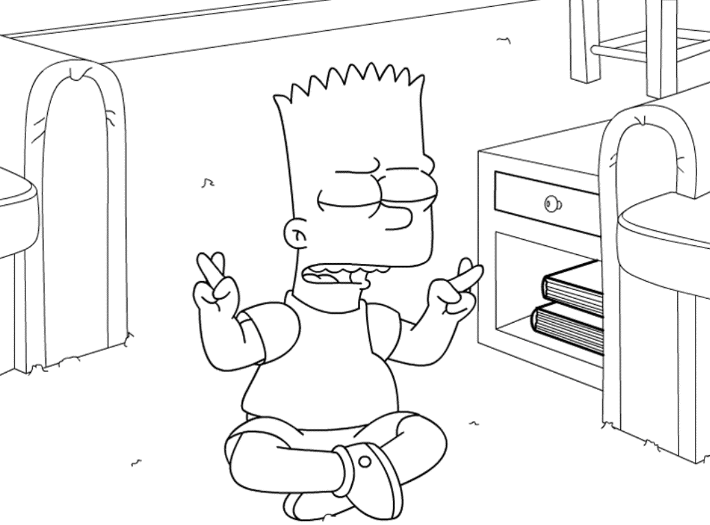 Coloring page: Simpsons (Cartoons) #23946 - Free Printable Coloring Pages
