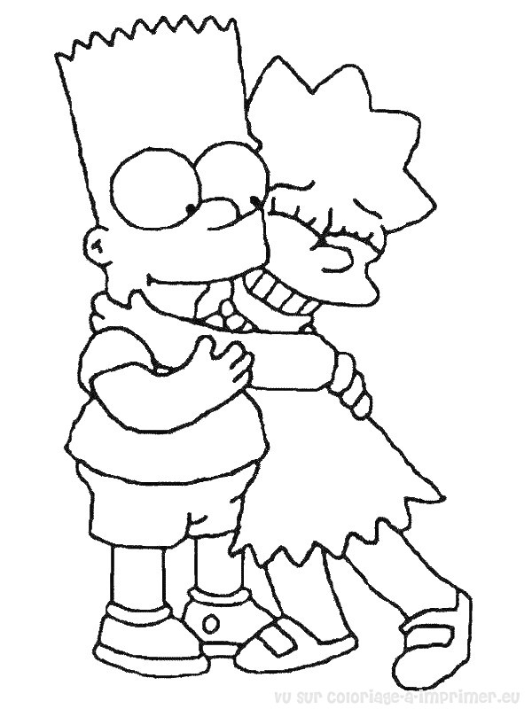 Coloring page: Simpsons (Cartoons) #23950 - Free Printable Coloring Pages