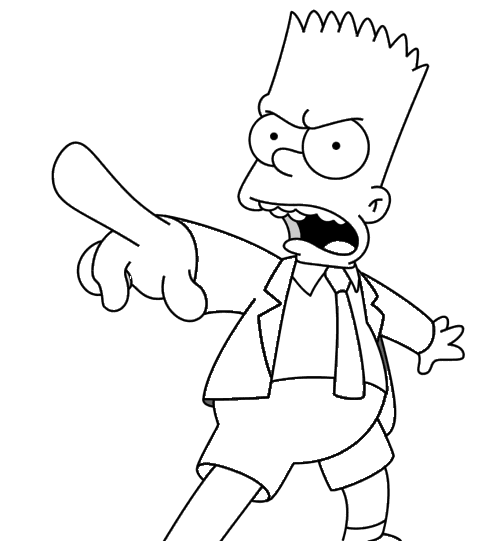 Coloring page: Simpsons (Cartoons) #23954 - Free Printable Coloring Pages